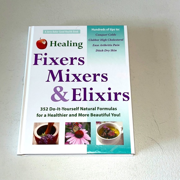 Other New Hardcover Book White Purple Teal Healing Fixers Mixers
